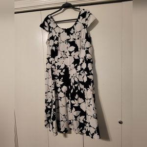 Talbot's Black and White dress